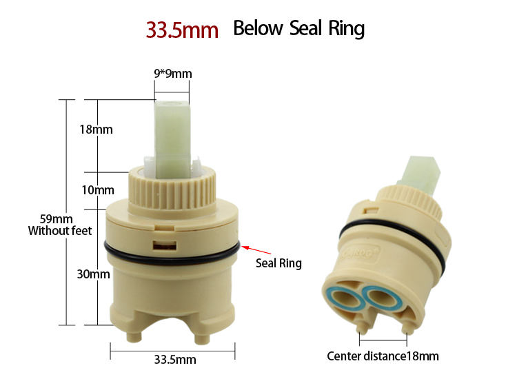 Tap Mixing High Spool Valve 25mm/35mm/40mm Faucet Accessories Ceramic Cartridge Faucet Cartridge Mixer Kitchen Bath Basin Shower