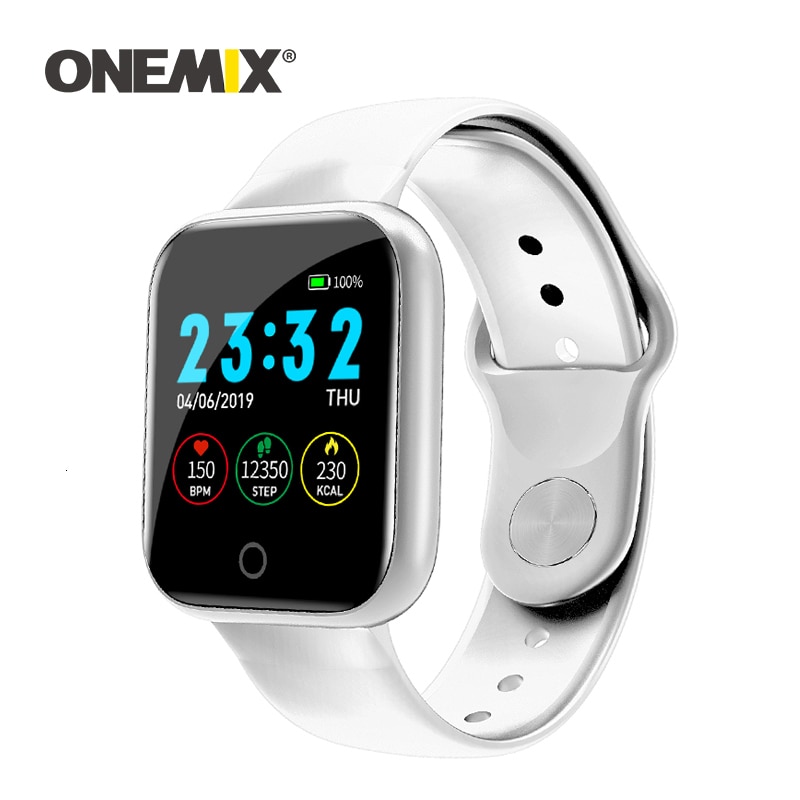 Onemix Smart Watch IP68 Waterdicht Smart Watch Dynamische Hartslag Bloeddrukmeter Voor Iphone Android Sport Gezondheid Horloge