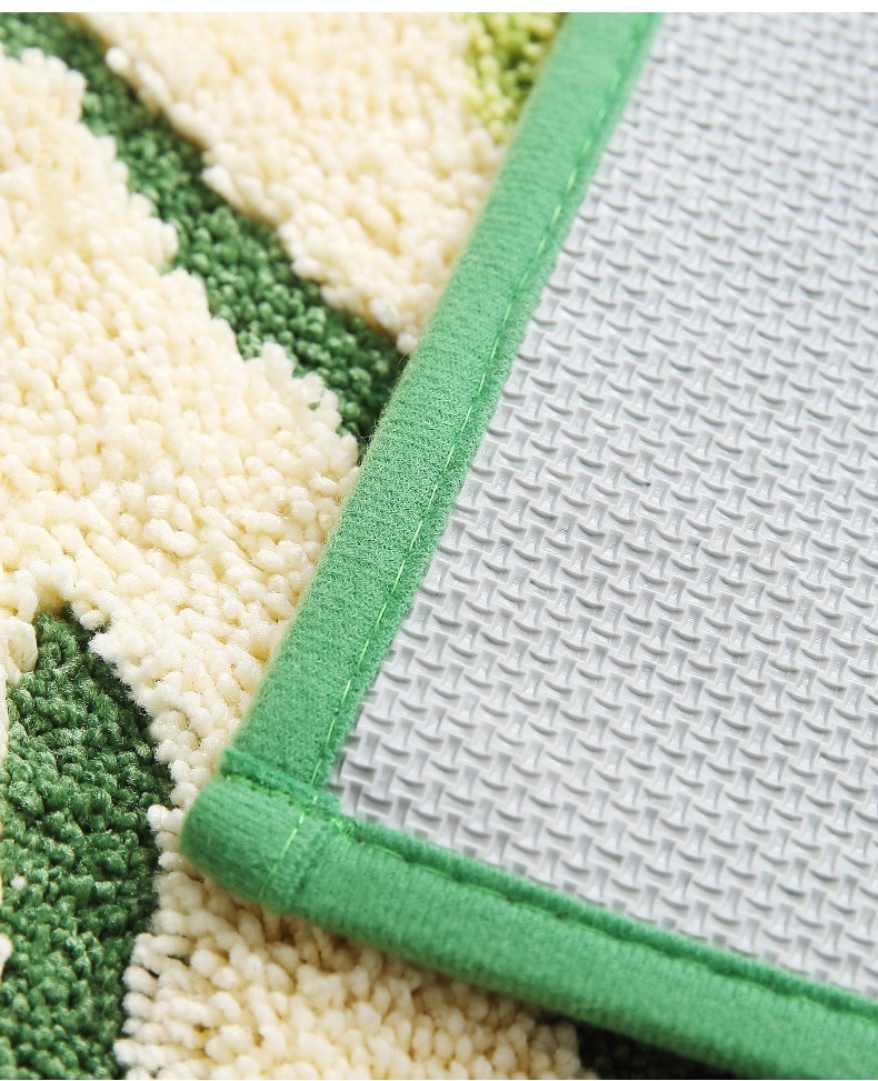 Anti-Slip Vloer Tapijt Blad Patroon Zachte Badkamer Mat Home Decor Absorberende Slaapkamer Hal Badmat Wc tapijt 1Pcs
