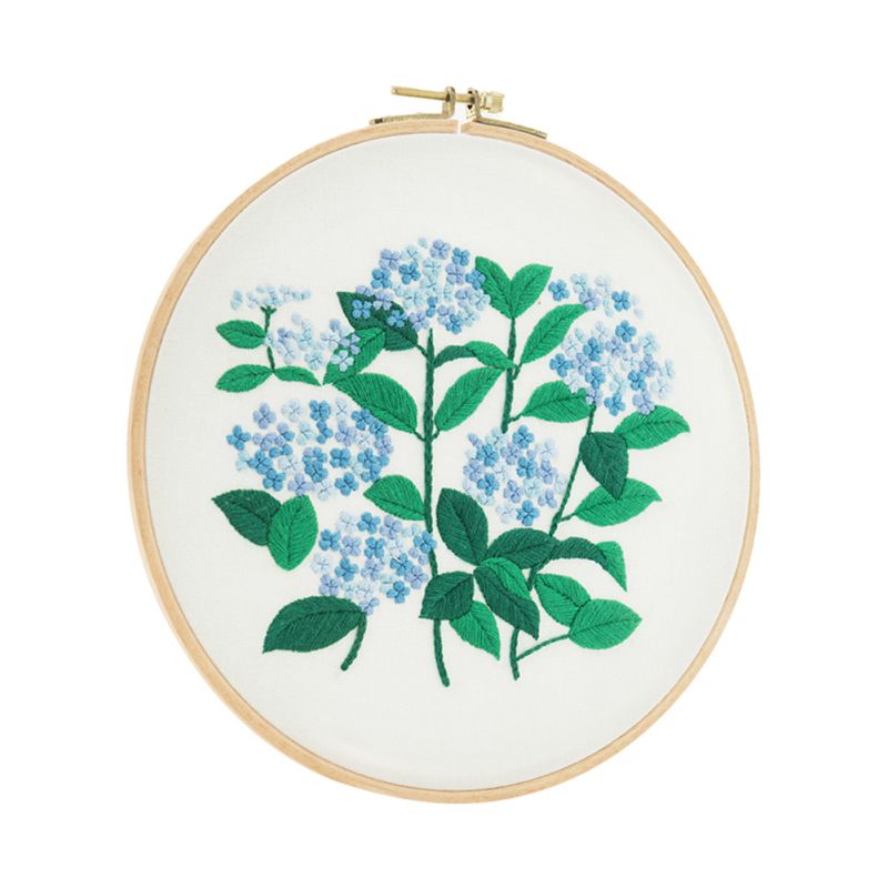 DIY Handmade Embroidery Set For Beginner Material Package Embroidery Embroidery Kit Flower Pattern Needlework Kits #2: A