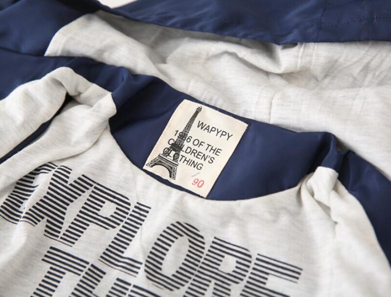 COOTELILI Niedlich Marine Frühling freundlicher Jungen Jacke freundlicher Windjacken Mädchen Graben Mantel freundlicher Herbst Kleidung Für Mädchen