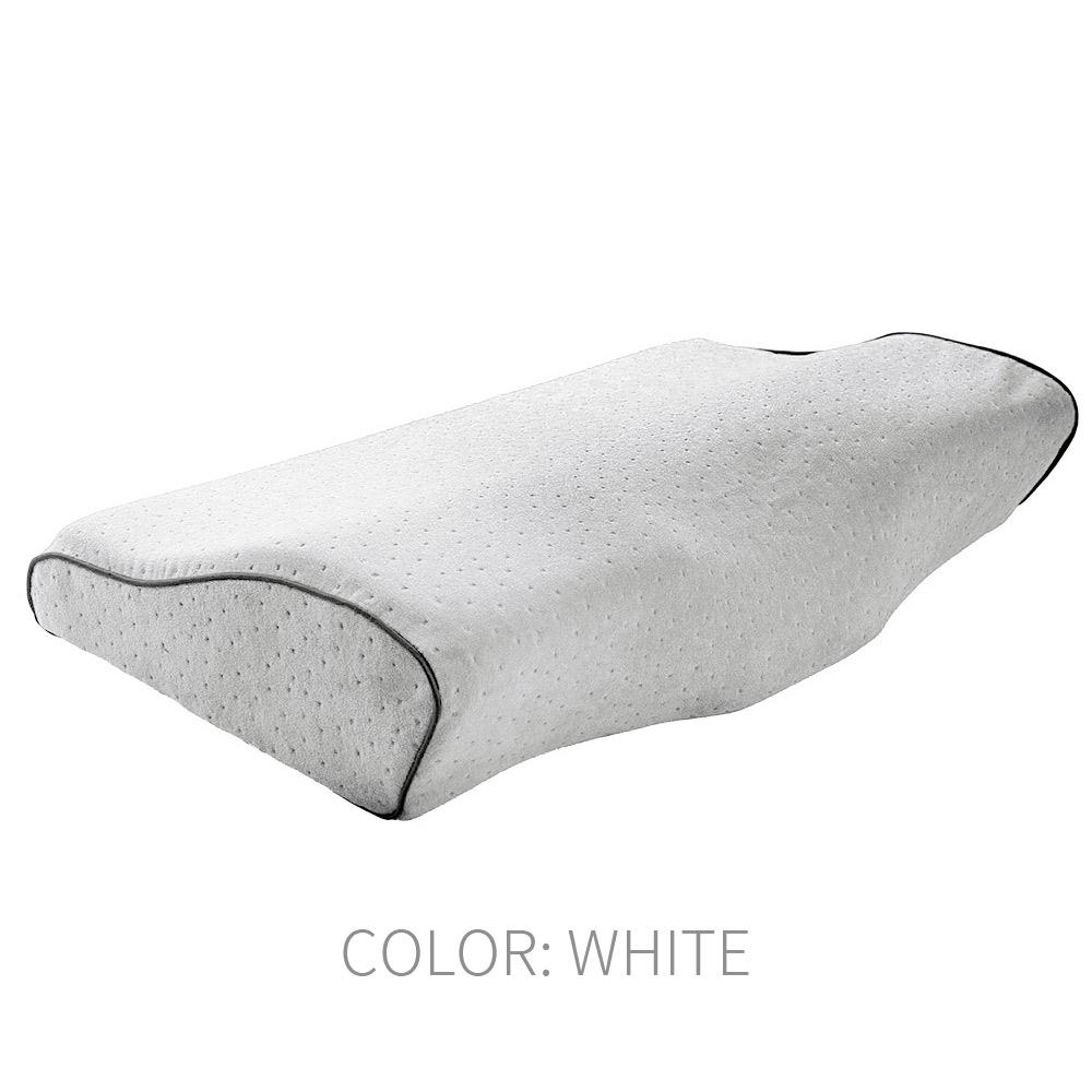 Praktiska 50*30*10cm örngott kuddfodral hem fjäril formad kontor sover bekvämt 62*34*11 memory foam relax: Vit / 62 x 34cm