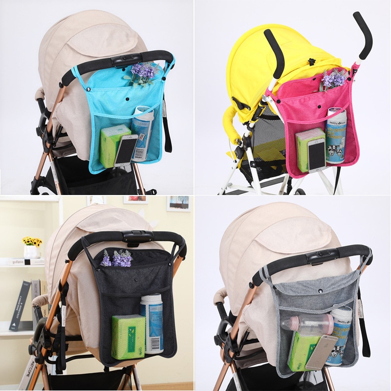 Kinderwagen Opknoping Zakken Netto Opbergtas Veilige Mesh Zakken Kinderwagen Accessoires Multifunctionele Kinderwagen Opknoping Bag Voor Baby