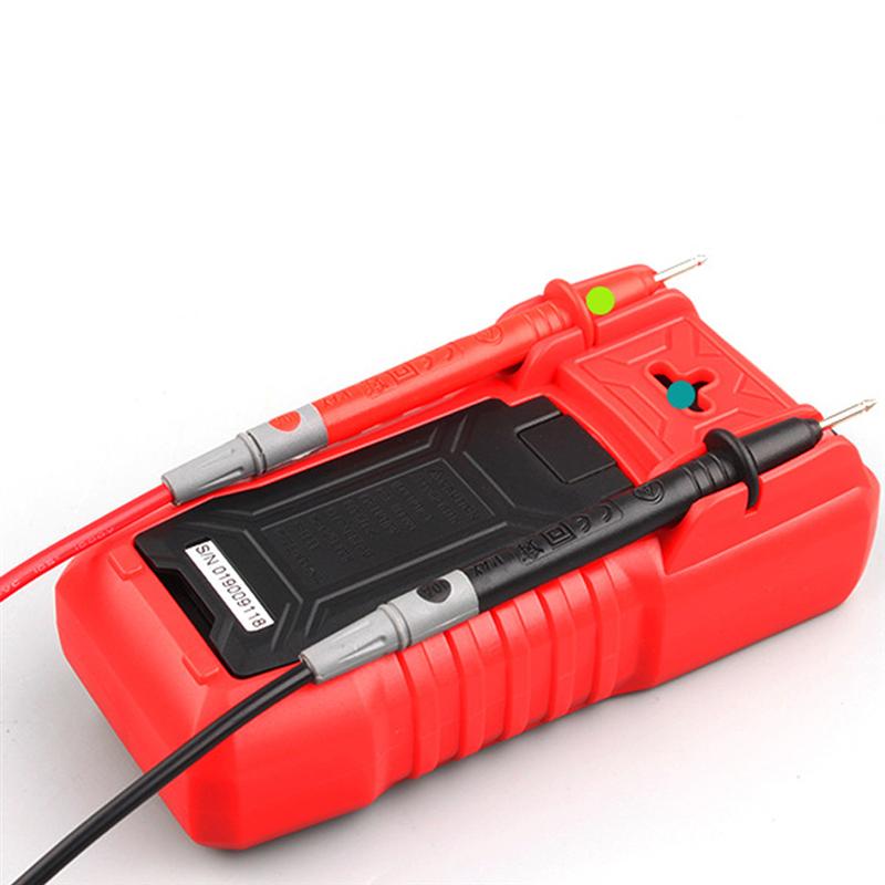 Digital Multimeter Handheld Meter Volt Tester AC DC Current Tester (Black Red)