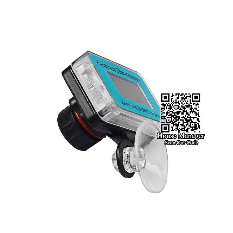 Waterproof Digital Thermometer, Super for Aquarium LCD Digital Thermometer Fish Tank Temperature Control