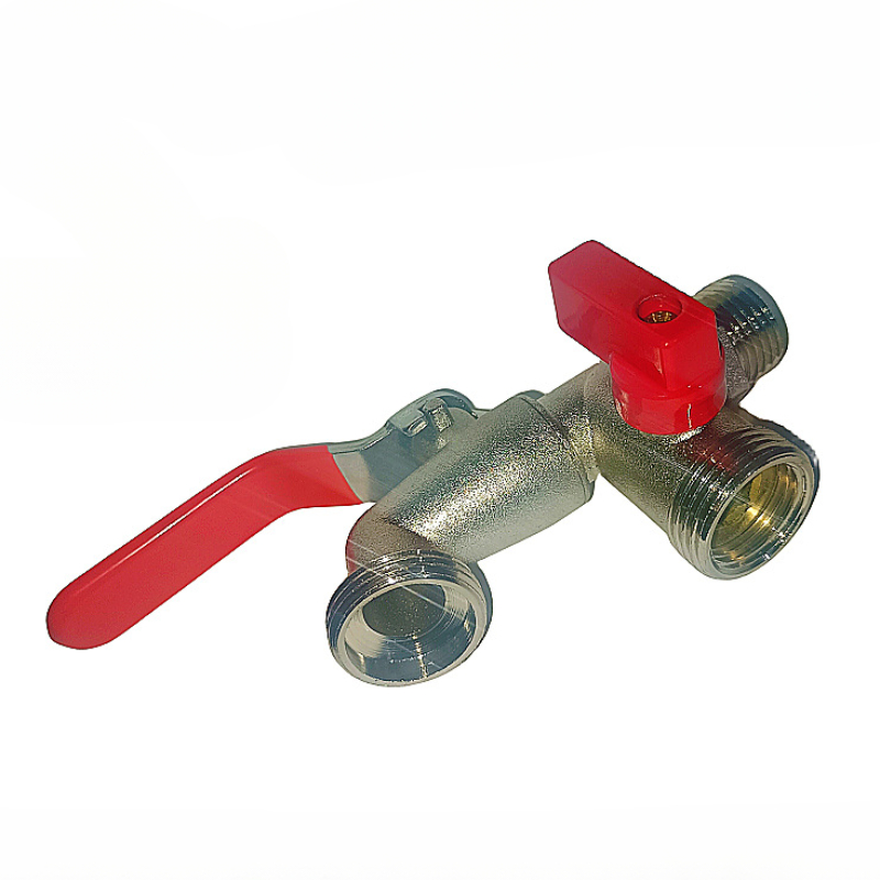 Herramientas de jardín, grifo de agua de latón de 1/2 ", uso exterior e interior, fácil manija de palanca de encendido/apagado, grifos de suministro de riego, válvula de bola
