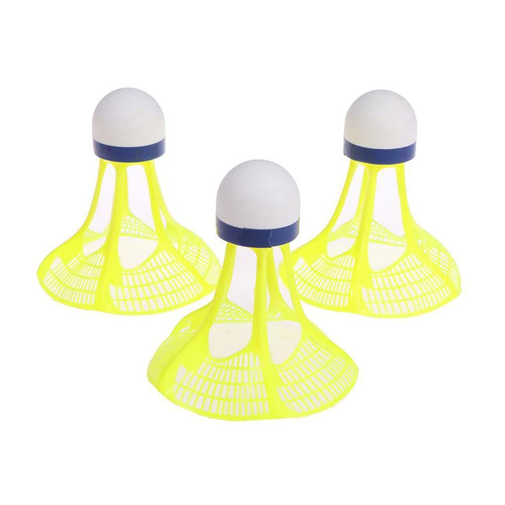 Originele Airshuttle Outdoor Badminton Airshuttle Bal 3 Stks/pak Stabiele Weerstand Plastic Bal Nylon Shuttle V4N3: Blauw