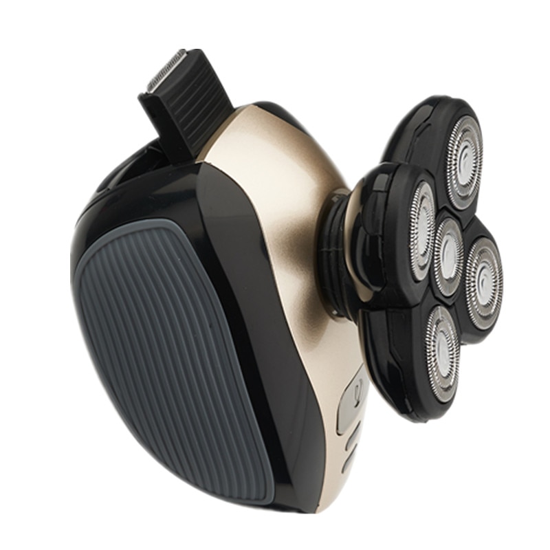 5 In 1 Multifunctionele Elektrische Scheerapparaat Nat Droog Voor Mannen Scheerapparaat Oplaadbare Bald Head Scheren Machine Baard Trimmer
