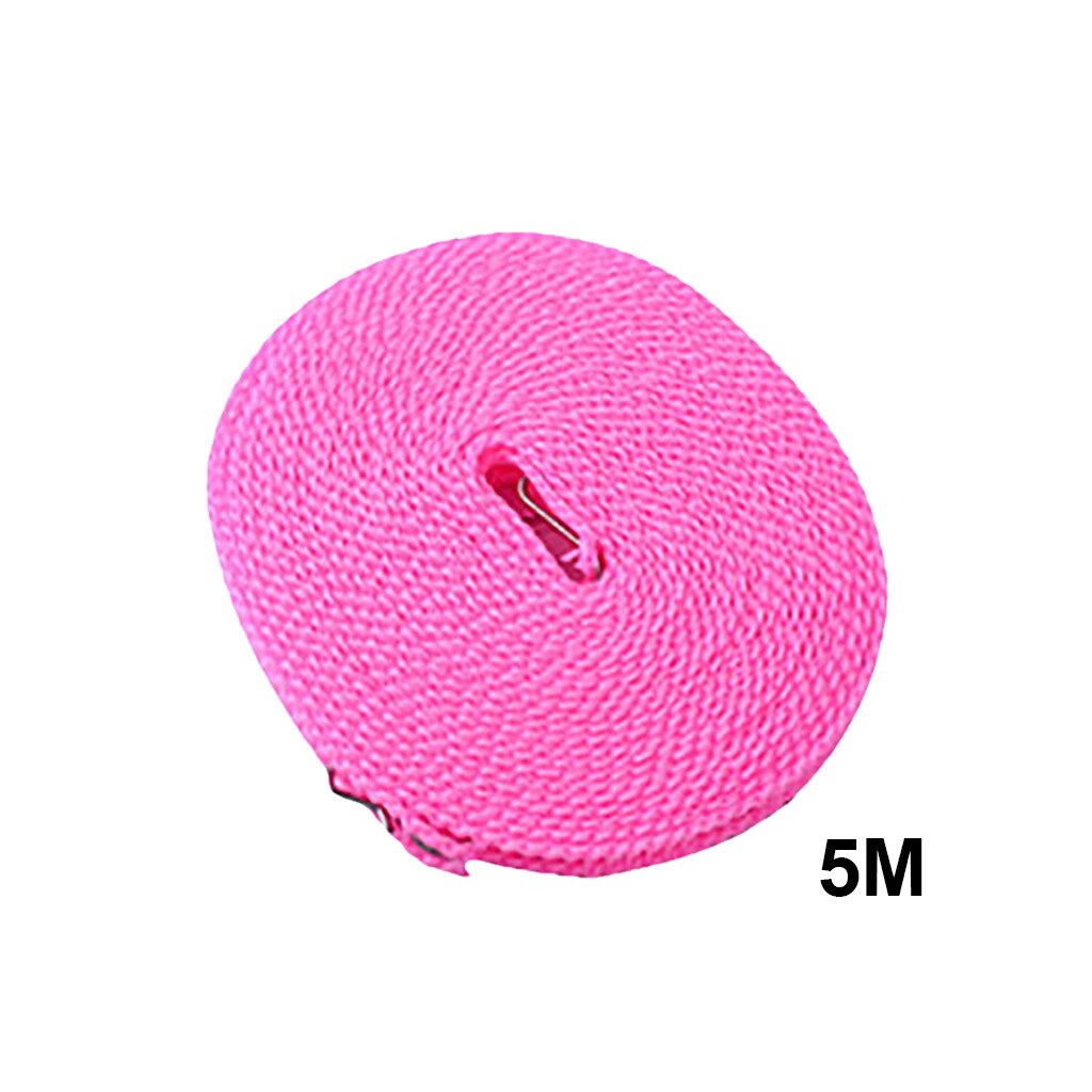 Cloth Hanging Rope Home Storage 2pcs 5M Clothes Dryer Non-slip Drying Rack Clothesline Washing Line Aug 31st