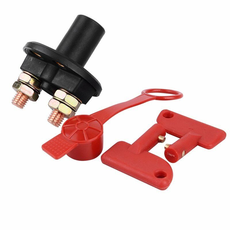 12V 300A Battery Main Switch Disconnector Compact Size Isolator Disconnect Device Sturdy Durable Car Boat Switch Accessories