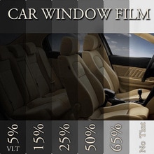 Zwarte Tint Auto Film Thuis Glas Roll Verven 50X100Cm 15% Auto Praktische Universele
