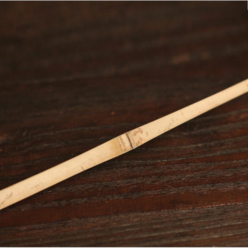 Naturlig bambu vatten slev bailer vatten dipper hem trädgård te ceremoni japansk stil  - 20cm / 34cm välja