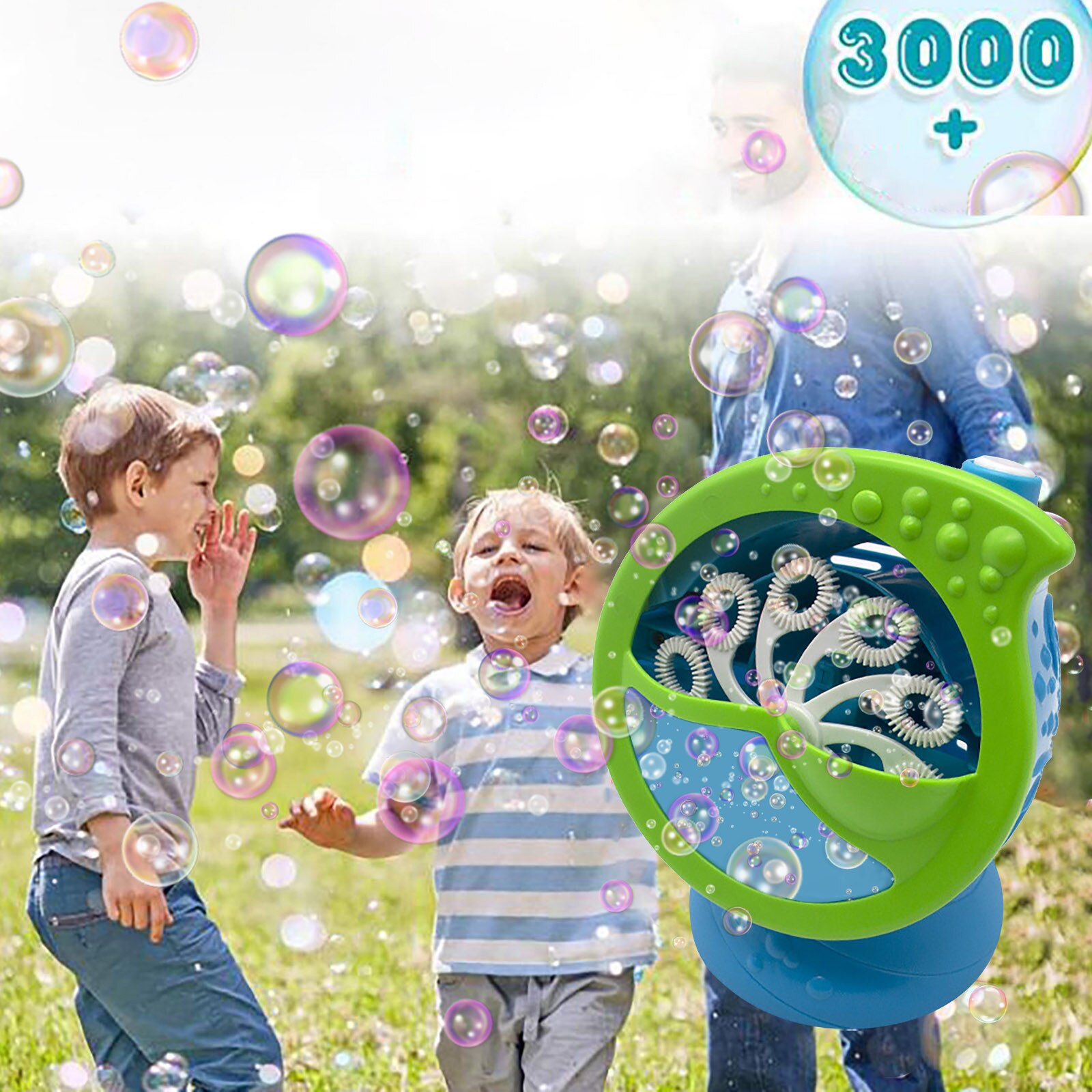 Zomer Bubble Machine Automatische Bubble Blower Draagbare Bellen Maker Voor Kids Funny Zeepbellen Voor Kinderen Outdoor Speelgoed L4