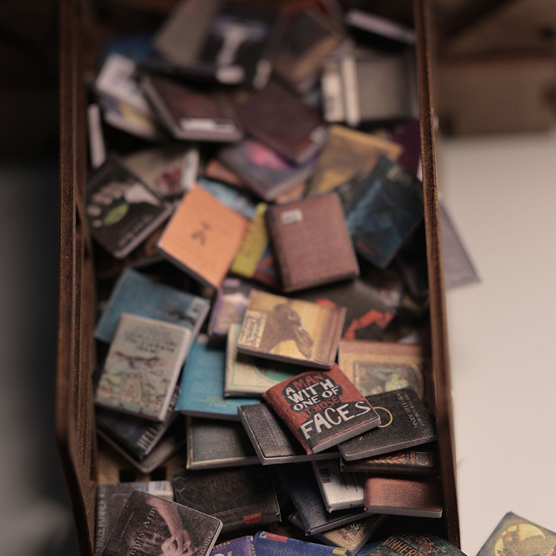 200 stuks miniaturen poppenhuis boeken angst boekenplank accessoires mini boeken accessoires voor decoratie poppenhuis miniatuur