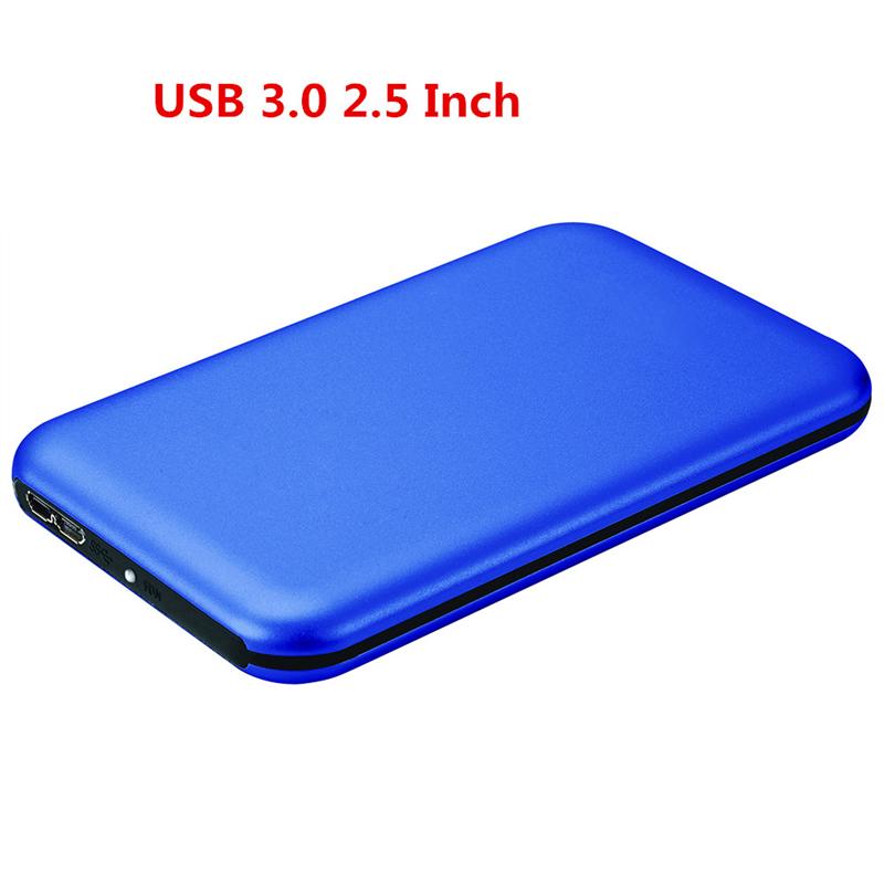 Mobiele Harde Schijf Blauw Kleur 3.0 Sata 2.5 Inch Schijf Behuizing 2 Tb Usb Hdd Mobiele Hd Voor Reizen Informatie opslag