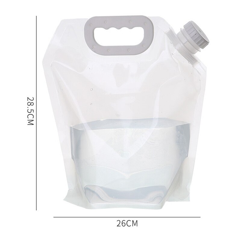 3L/5L Outdoor Opvouwbare Waterzak Draagbare Grote Capaciteit Water Benzine Bag Storage Voor Camping Reizen Lange Rijden Emergency: 3L