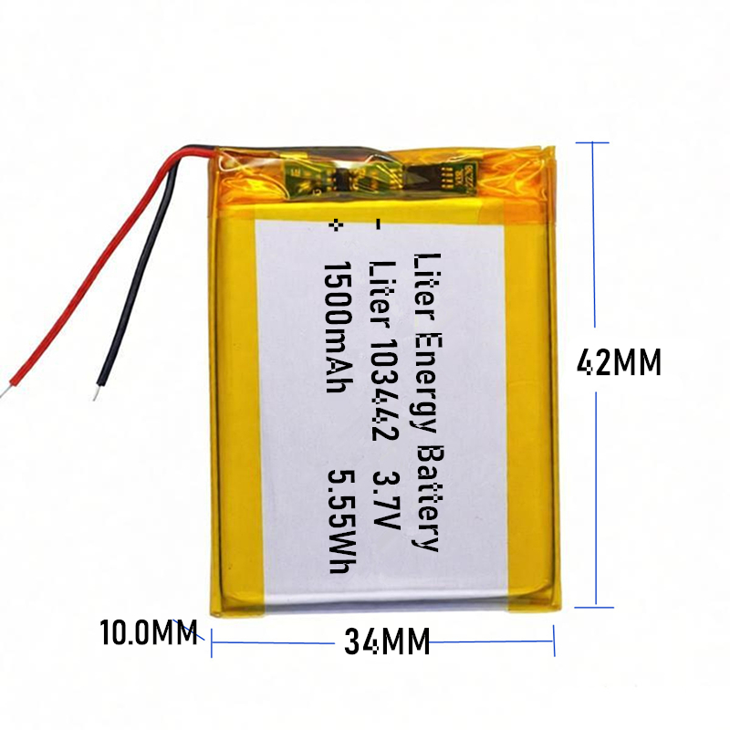 3.7V Rechargeable Battery 102025 500mAh 102525 600mAh 102550 1500mAh 103442 1500mAh 103457 2800mAh 104546 2200mAh 5000mAh: Grey