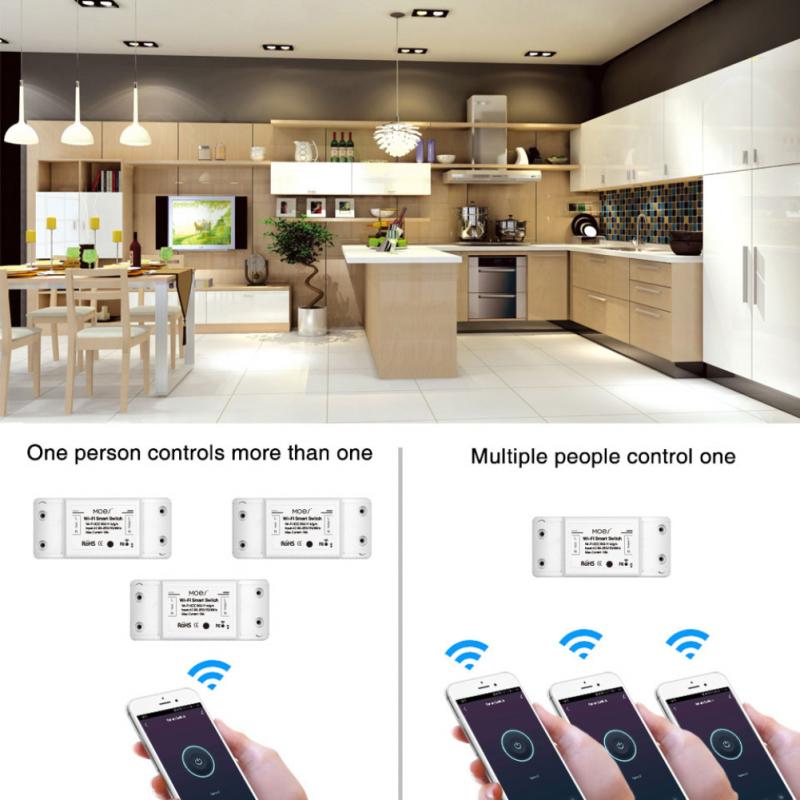 Tuya Wifi DIY Smart Switch Relay Module Power Monitor Tuya/Smart Life App Remote Control 16A Breaker Work With Alexa Google Home