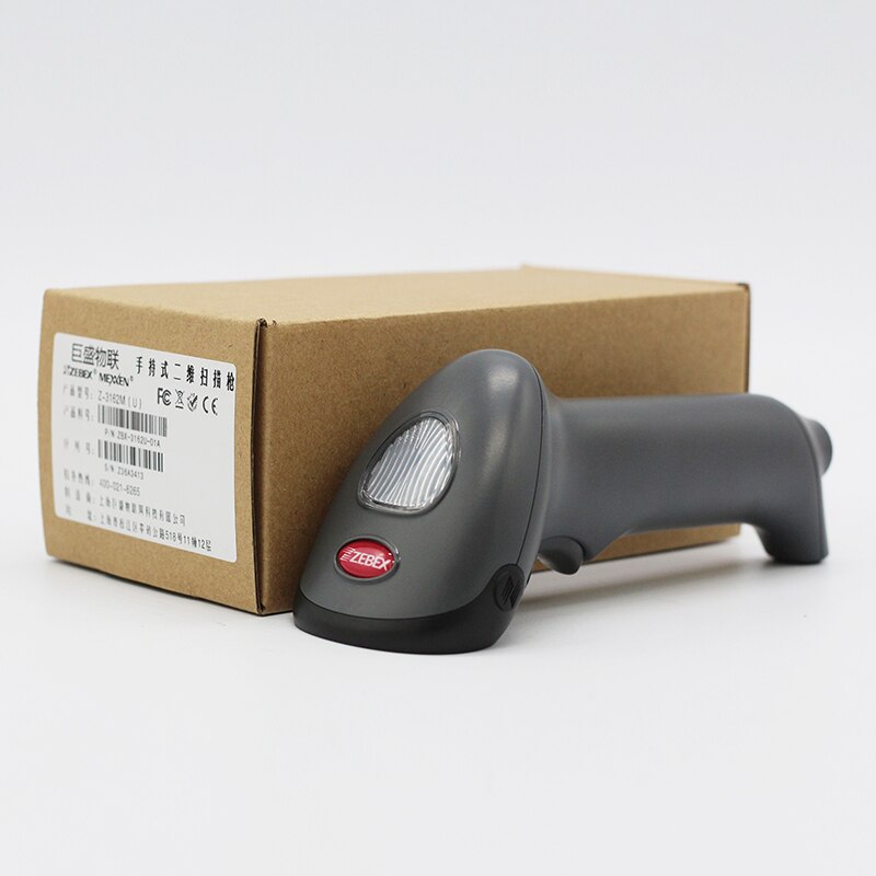 1d & 2d stregkodescanner usb zebex supermarked håndholdt kodescanner stregkodelæser qr kodelæser  z3162/z3160
