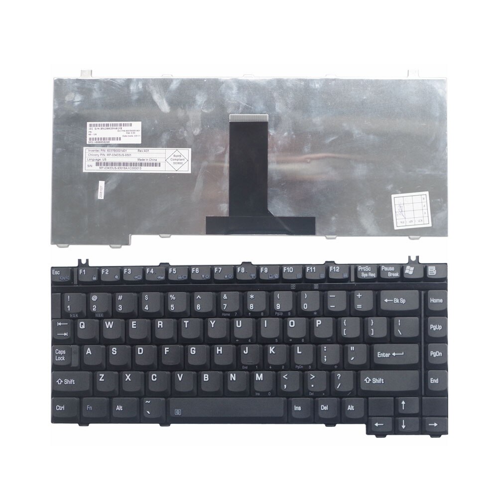 Laptop toetsenbord Engels vervanging Voor Toshiba A1 A2 A9 A3 A4 tecra a5 A8 A10 A15 A20 A25 toetsenborden a30