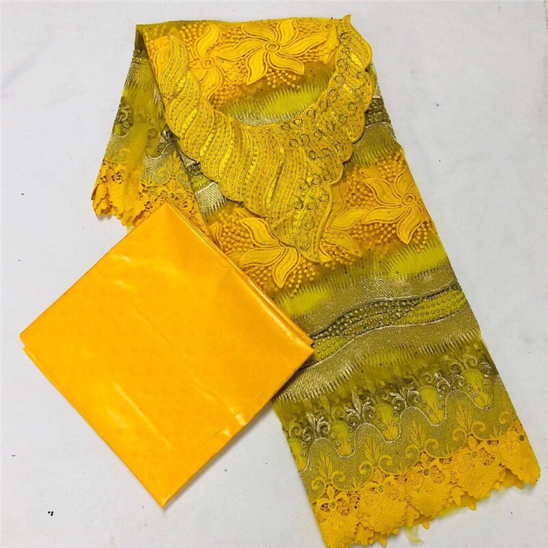 Guinea Brocade Fabric cotton Bazin Riche African Bazin Riche Fabric Top 2.5+2.5 yards: 16