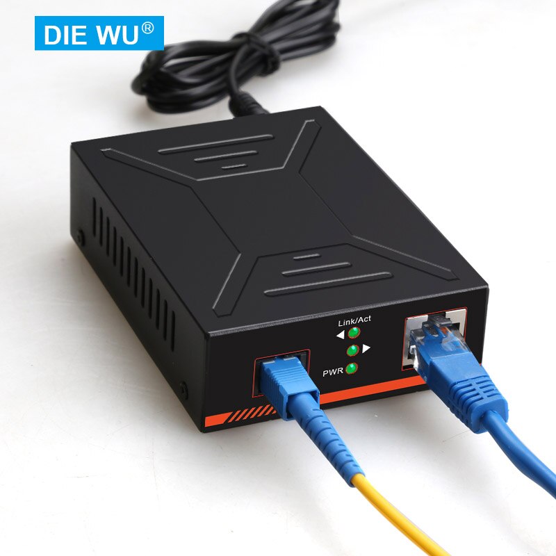 TXE013 Een Paar Gigabit Ethernet Media Converter 1G Optische Enkele Vezel Transceiver, enkele Sc Fiber Connector 20Km 1310nm