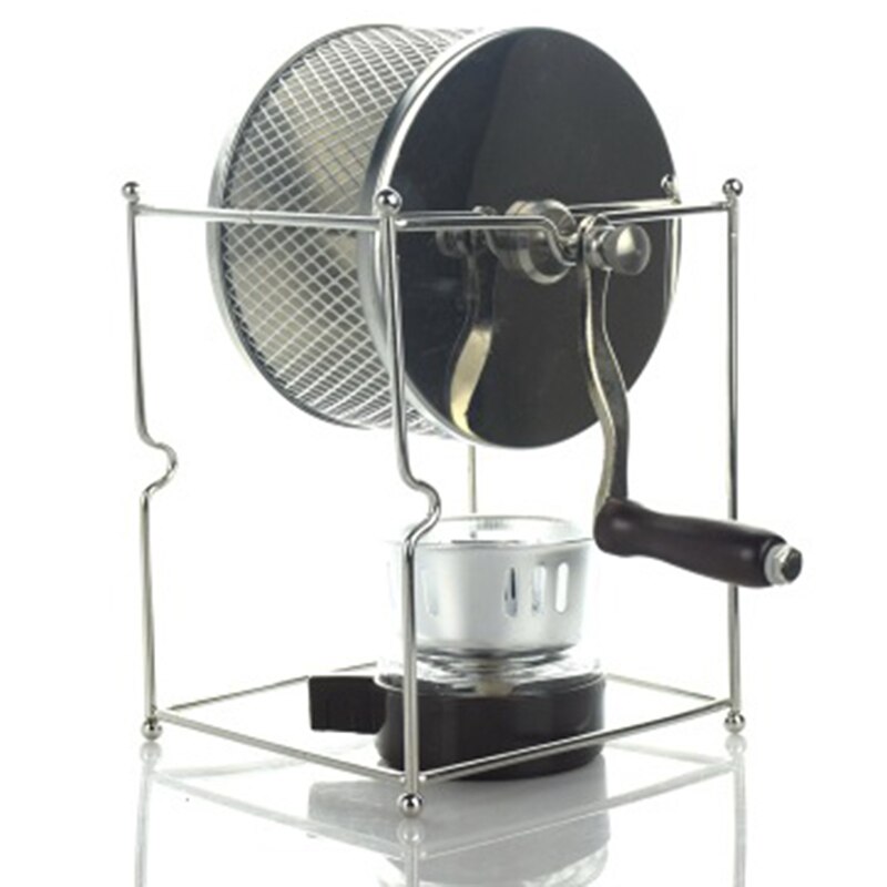 Diy rustfritt stål kaffebønne bakt maskin mini manuelle bønner stekeovn