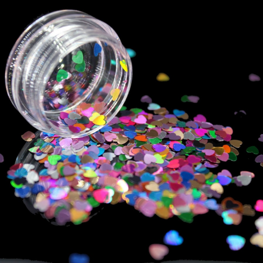 1 æske farve holografiske pailletter glitter shimmer diamant 12 farver eye shiny skin highlighter ansigt krop glitter festival makeup