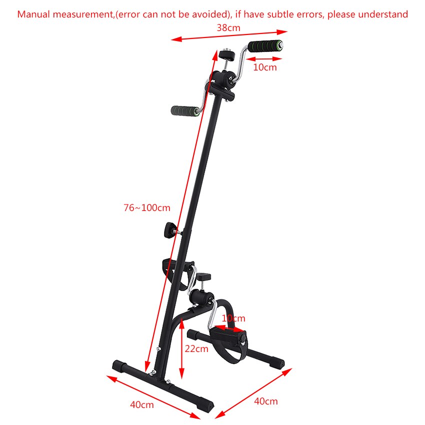 CJ-LK-024 Indoor Mini Fitness Hometrainer Loopband Verticale Revalidatie Fiets Leuning Fietsen Stepper Been Pedaal Trainer