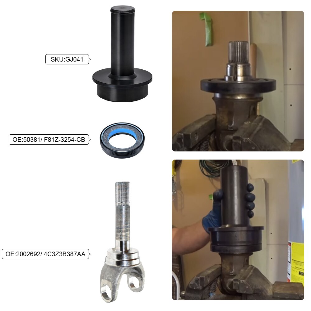 Axle Shaft Stub Knuckle Vacuum Seal Installer For 98-04 Ford F-250 F-350 F-450 Vacuum-operated Front Axle Outer Press GJ041