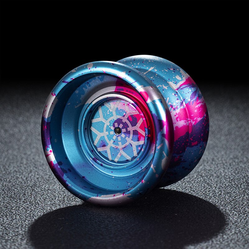 Magicyoyo in lega di alluminio professionale Yoyo ad alta velocità non reattivo Yoyo 1A 3A 5A String Trick Yoyo giocattoli per bambini bambini adulti: MJ-Camo Blue