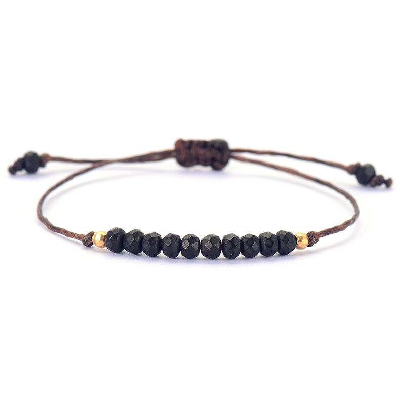 Kralen Armbanden Voor Vrouwen Natuurlijke Stenen String Vriendschap Armbanden Femme Bohemian Leuke Eenvoudige Vegan Armbanden: Pyrite