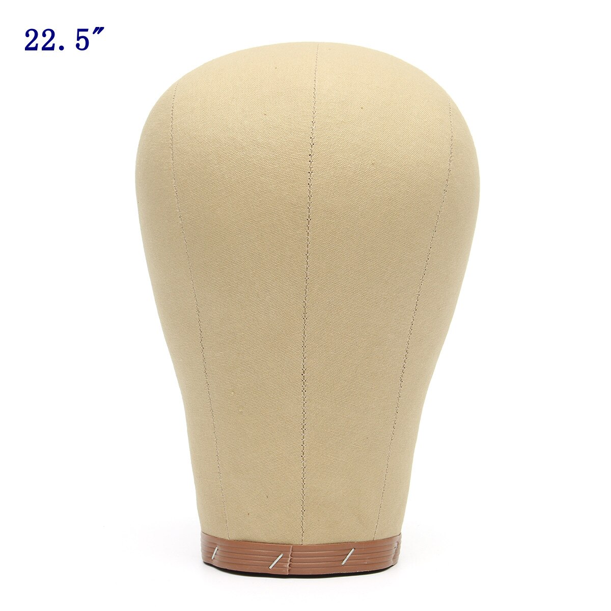 Training Mannequin Head Canvas Covered Plastic Foam Filled Block Head Display Styling Mannequin Manikin Head Wig Stand 22-23": 22. inch