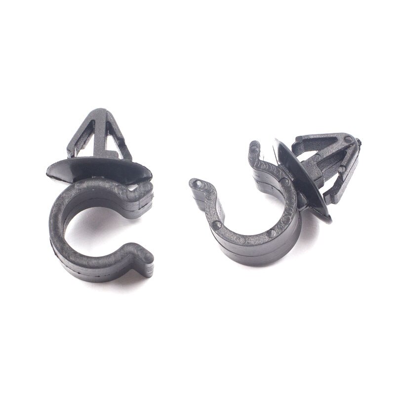 Black 12mm Hood Support Prop Rod Clips Snap Car Parts For Hood Cover bumper fender Automobile Car Accessories Clamp