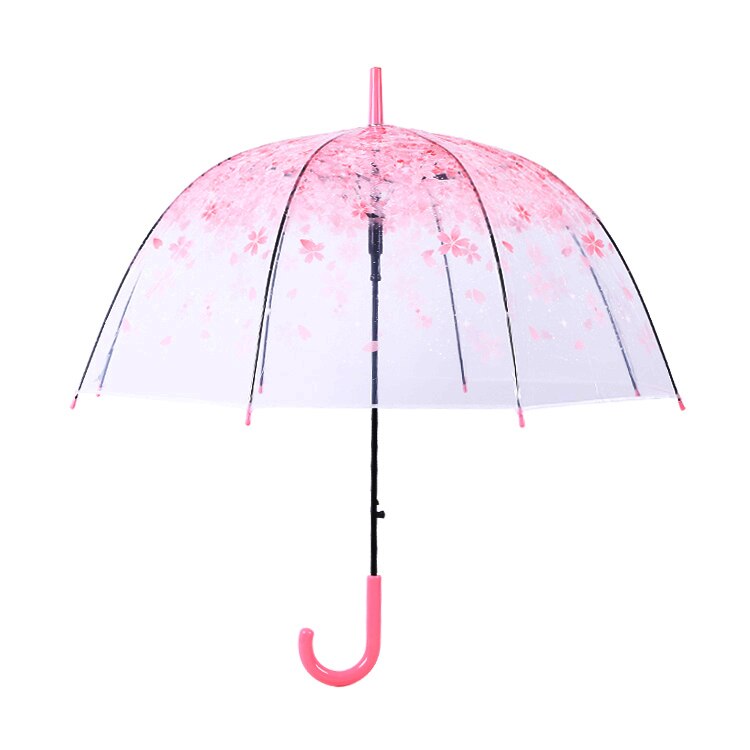 Parapluie pliant Transparent coupe-vent, grand format, léger, mignon, pour mariage, plage, vêtements de pluie BY50YS