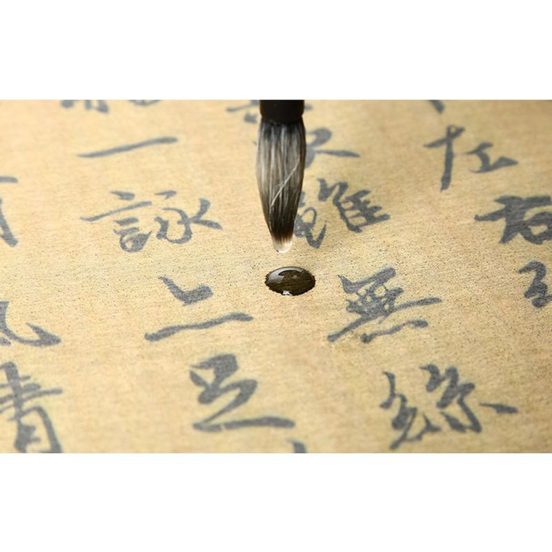 Non Ink Water Writing Painting Chinese Calligraphy Practice Scroll Cloth Paper Orchid Pavilion Painting Art Supplies 43x140cm