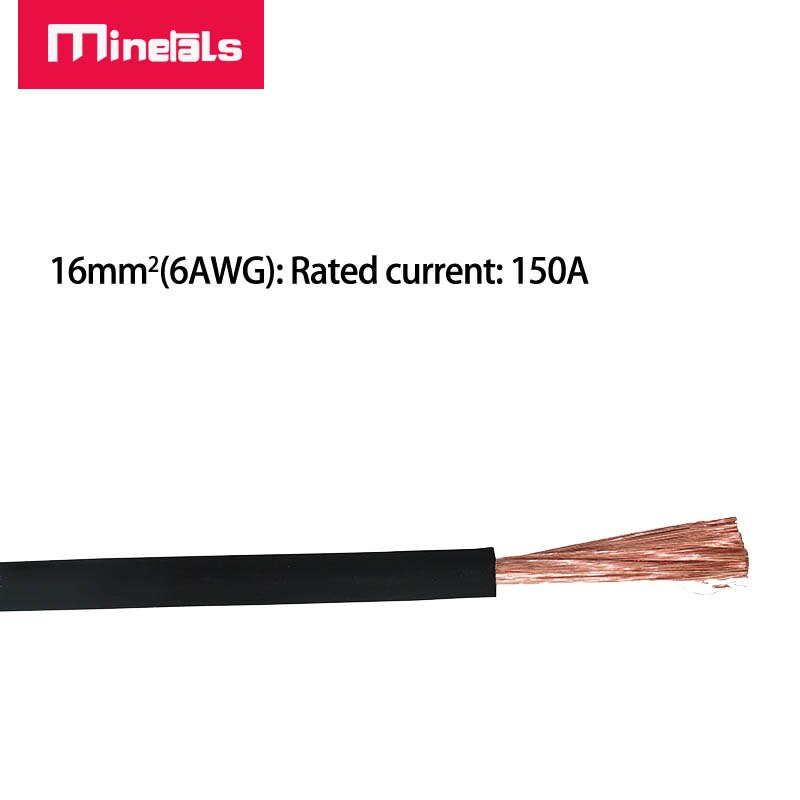 H01N2-D ad Alta resistenza Gomma cavo16mm2 25mm2 35mm2 50mm2 70mm2 Flessibile Cavo di Saldatura 2AWG 4AWG 6AWG 150A 200A 300A 400A 500A: 6AWG (16 mm2) 5M