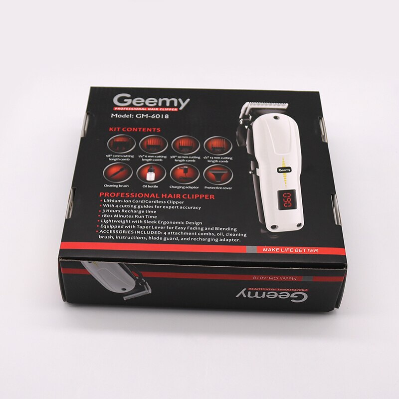 Li-Batterij Draadloze Tondeuse Professionele Tondeuse Voor Mannen Elektrische Kapper Haar Knippen Machine Beste Voor Wahl Kapsel