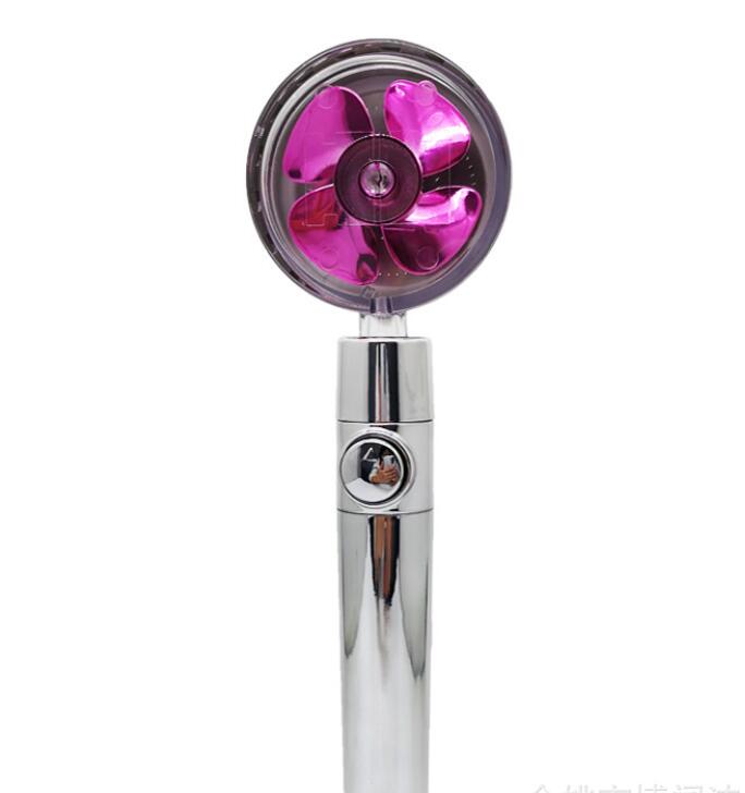 High Pressure Upgrade Shower Head 3 Modes Handheld Adjustable Water Saving ShowerHead Pressurized Spray Nozzle Bathroom Supplies: Type C purple