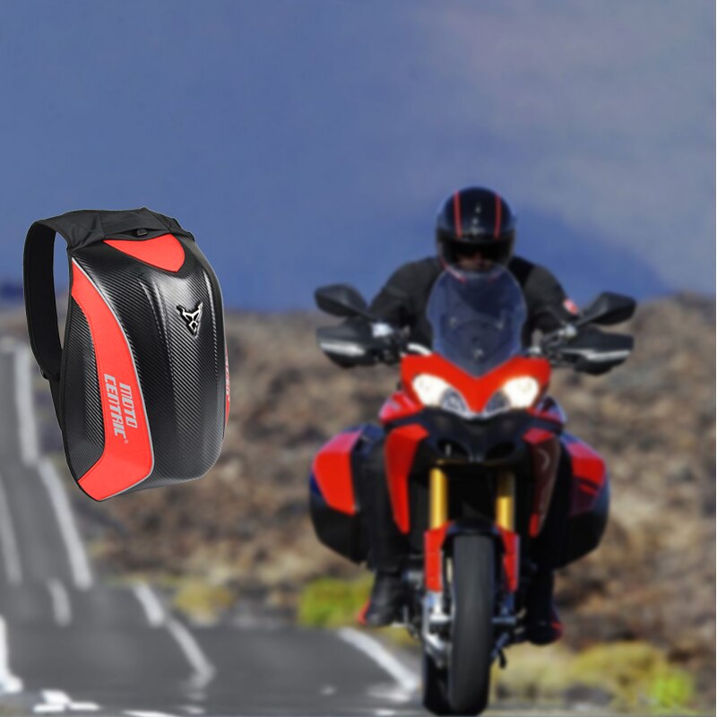 Motorcycle Knight Bag Touring Luggage Bag Waterproof Motorcycle Carbon Fiber racing bag Motorbike Helmet Backpack