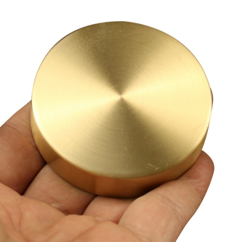 Draagbare Chinese Gossip Messing Papier Gewicht Ronde Presse-papier Metalen Chinese Brush Pen Schilderen Papier Gewicht Metalen Decoratie