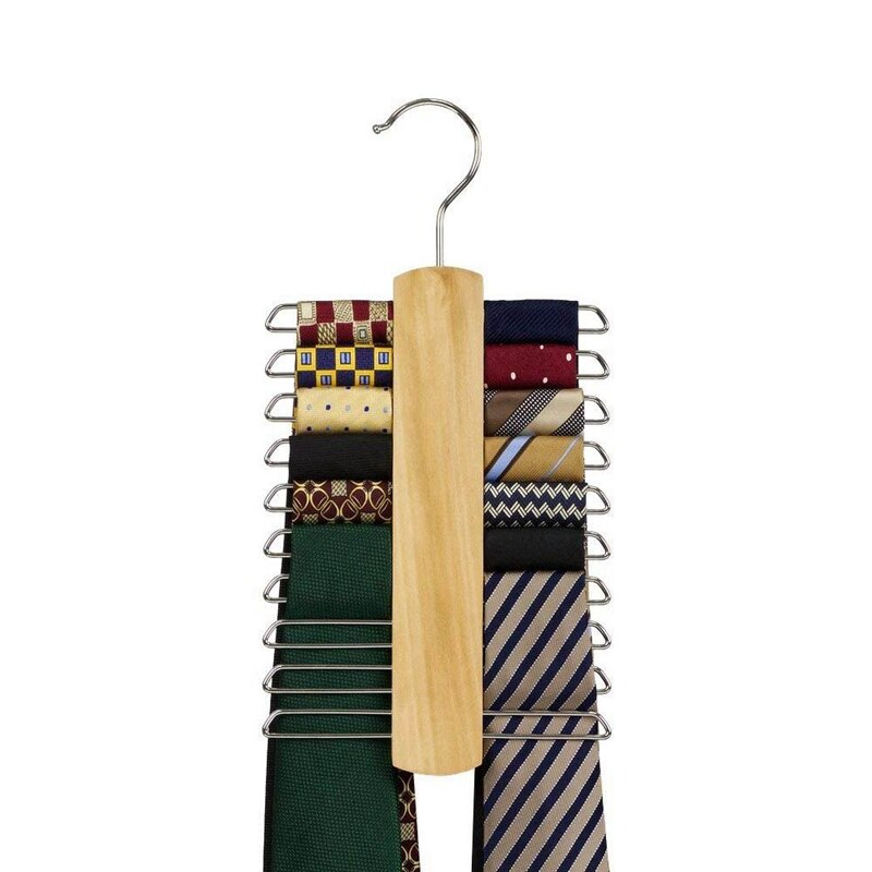Winkel 20 Bar Houten Stropdas Hanger-Sjaals & Riem Rack Organiser