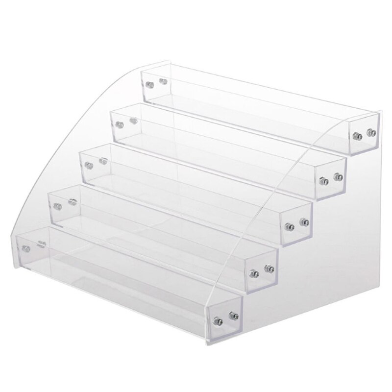 2-7 Tiers Clear Acrylic Liquid Pigment Bottles Storage Box Organizers Lipstick Jewelry Display Holder Nail Polish Rack: 5
