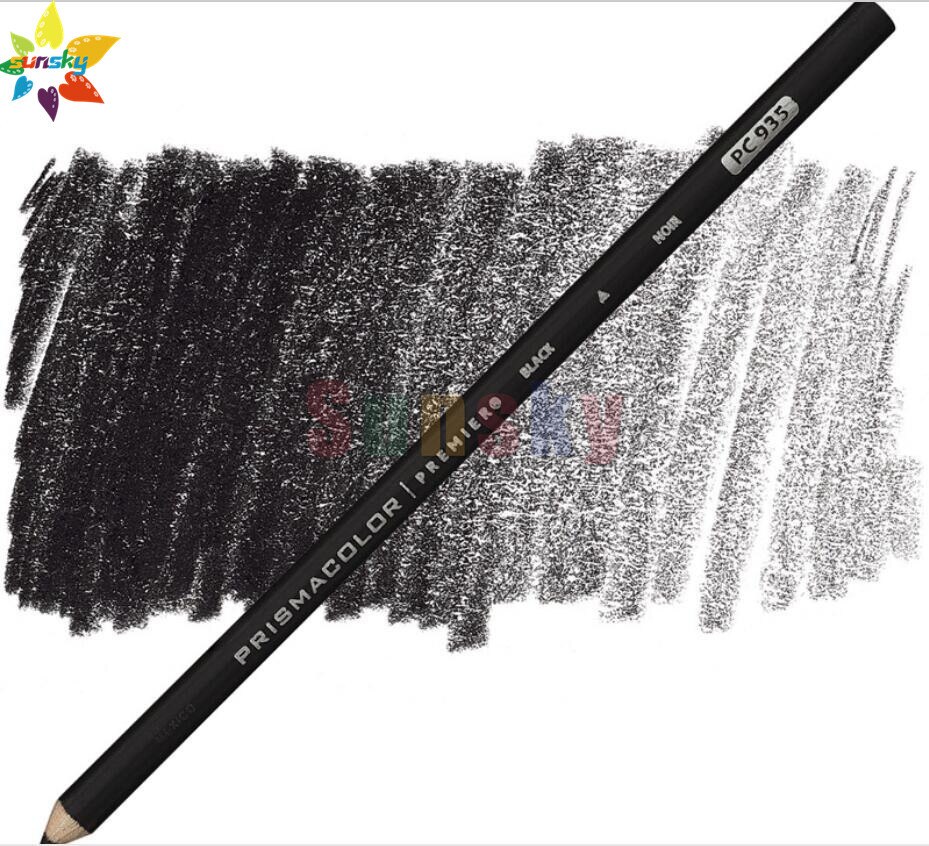 USA Sanford Prismacolor PC935 PC938 white black single color pencil oily Paint pencil 4.0MM soft big core Artist oil pencil set: PC935 12PC