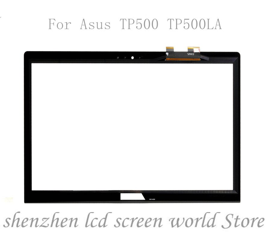 100/prueba nueva para Asus TP550 TP550L TP500 TP500LA Q502 Q502L Digitalizador de pantalla táctil reemplazo de vidrio con bisel FP TPAY15611A