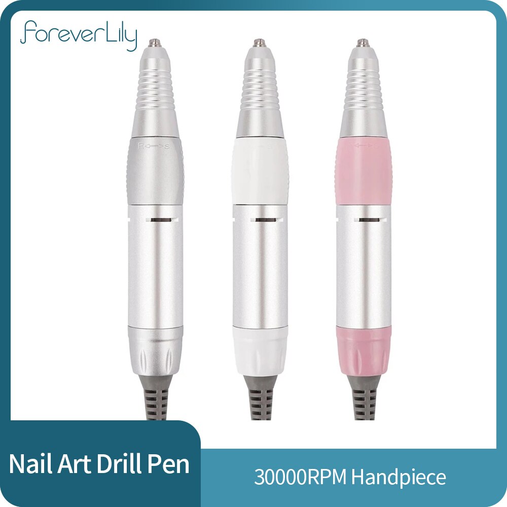 30000Rpm Electric Nail Art Boor Pen Handvat Bestand Polish Grind Machine Handstuk Manicure Pedicure Tool Nail Art Accessoires