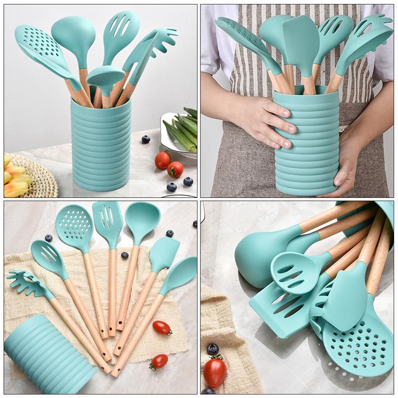 7 pièces ustensiles de cuisine ustensiles de cuisine avec un baril ustensiles de cuisine ustensiles de cuisine ustensiles de cuisine avec un pour les Gadgets de cuisine à la maison