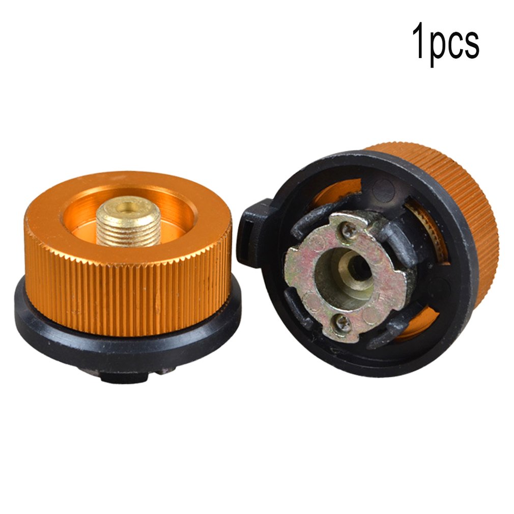 Outdoor Camping Gas Stove Propane Refill Adapter Gas Flat Cylinder Tank Coupler Adaptor Gas Charging With Pressure Relief Valve