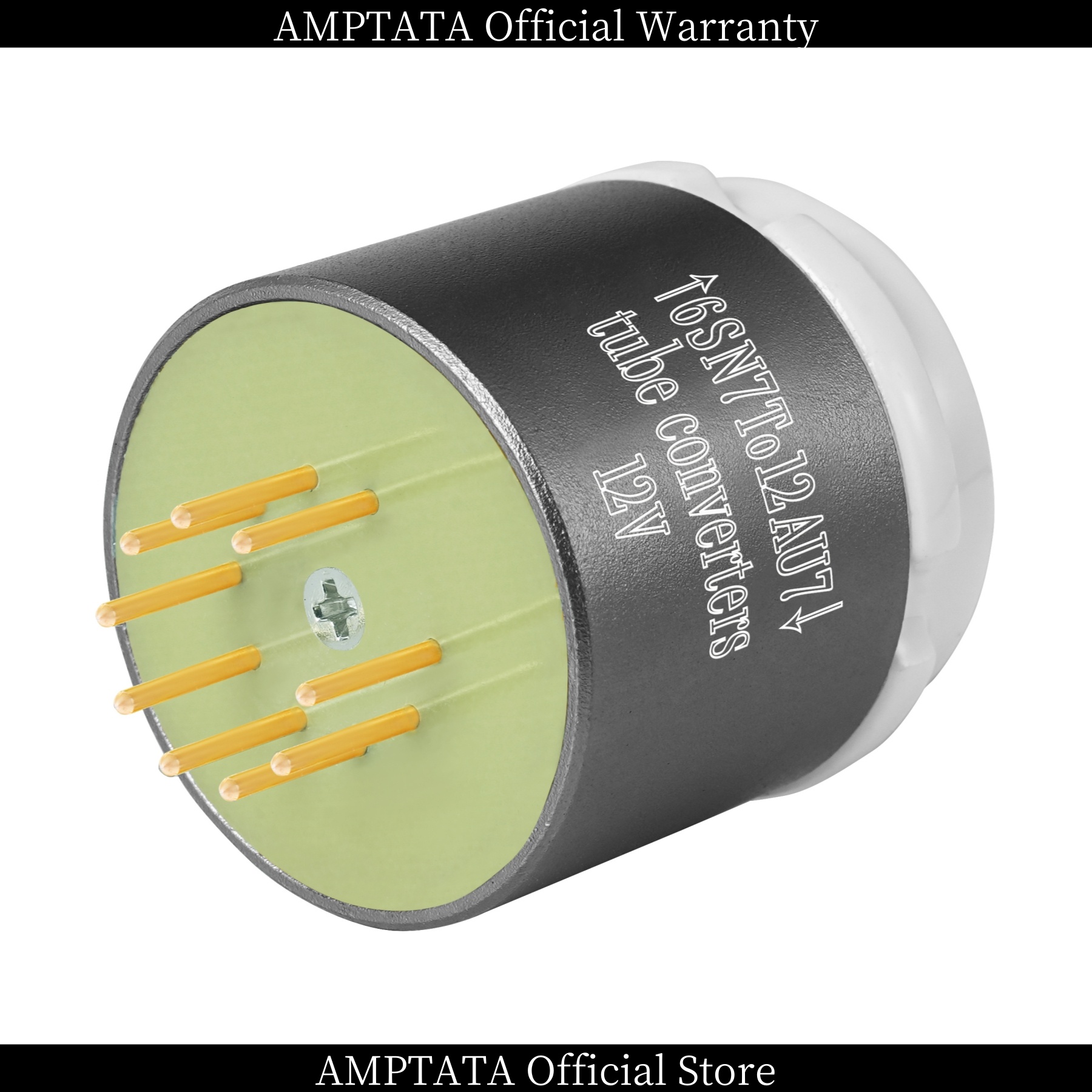 AMPTATA / 6SN7 CV181 a 12AX7 U7 T7 ECC83 82 81 7025 CV4003 CV4004 5751 / Convertidor de enchufe adaptador de tubo de vacío / chapado en oro de 24 quilates