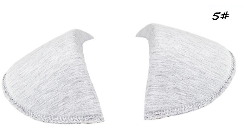 2 par 1.5cm färgglada mjuka leopardfibrer axelvadd för kavaj/t-shirt kläder sömnad dekorera tillbehör  s0479h: Nr .5